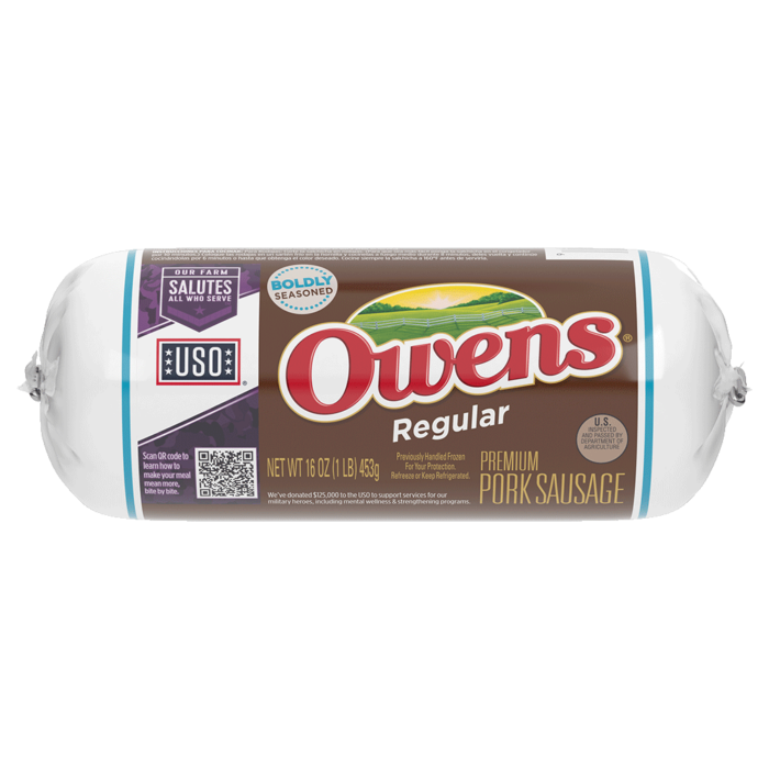 Owens® Regular Sausage 16 oz