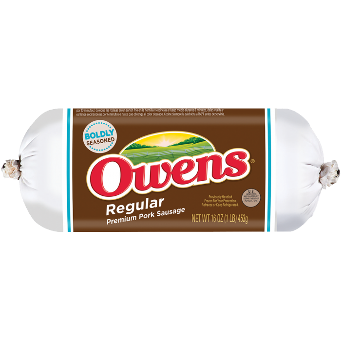  Owens® Regular Sausage 16 oz