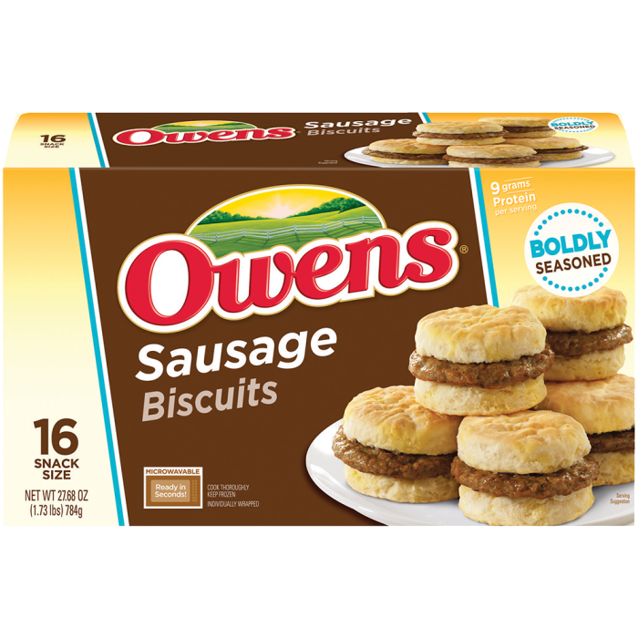  Owens® Sausage Breakfast Sandwich Sandwich 27.68 oz
