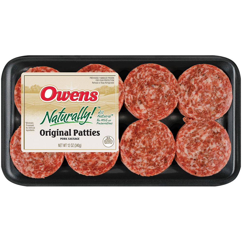 Owens® Naturally Original Sausage 12 oz